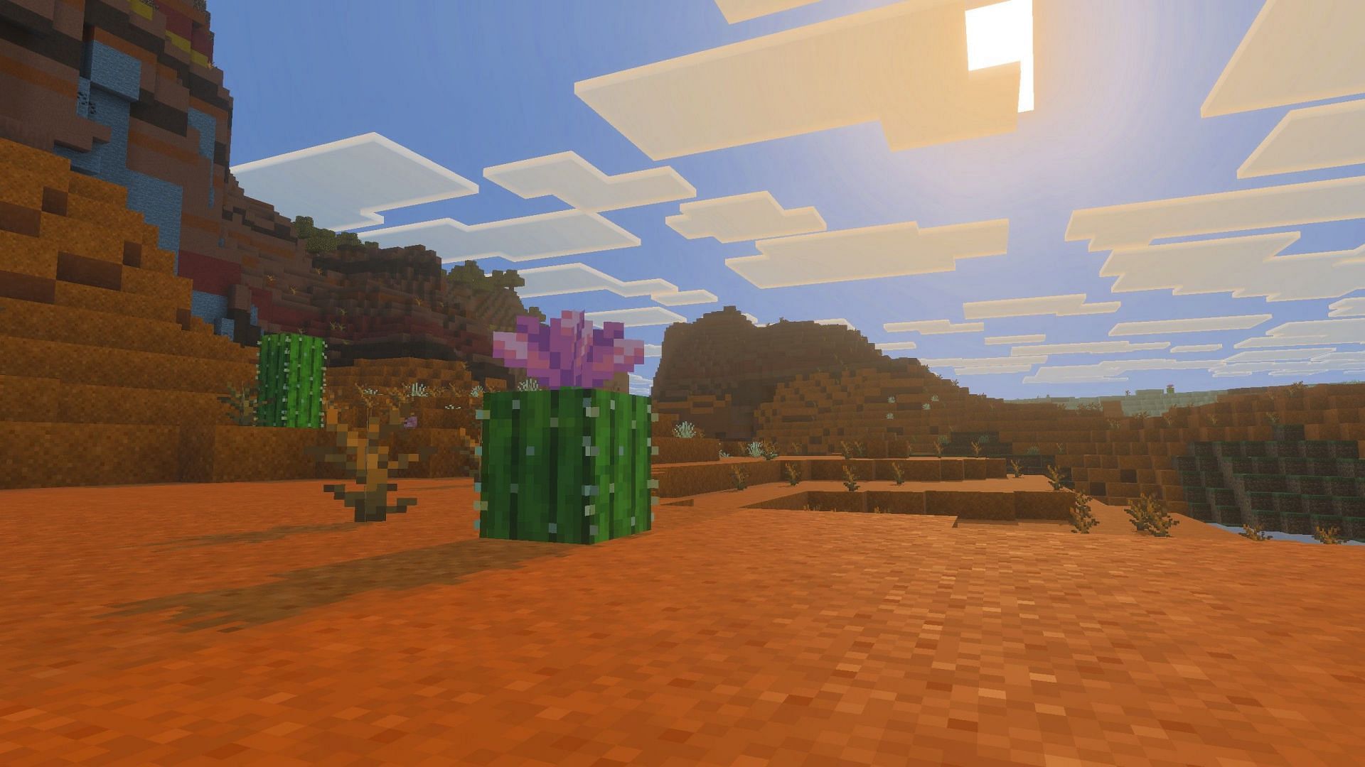 Vibrant Visuals adds shadows, reflections, volumetric light, and fog (Image via Sportskeeda Gaming || Mojang Studios)